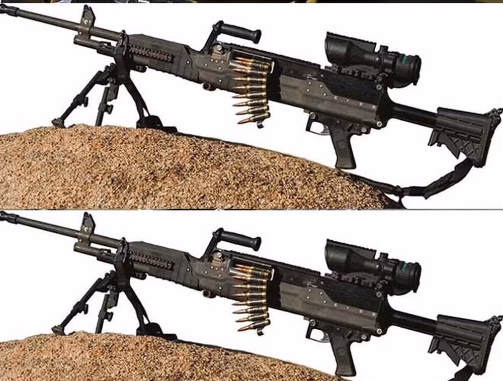 Súng máy RPL-20 được trang bị hay ray Picatinny để gắn ống ngắm và các phụ kiện khác như đèn pin, chân súng; ngoài ra súng có khóa an toàn kiêm điều chỉnh chế độ bắn cả ở hai phía, thuận tiện cho sử dụng; báng súng có thể điều chỉnh phù hợp với người sử dụng và gấp lại khi cần. Ảnh: LWMMG - Súng máy thế hệ mới giành ưu thế trên chiến trường của lục quân Mỹ. Nguồn: Wkipedia.