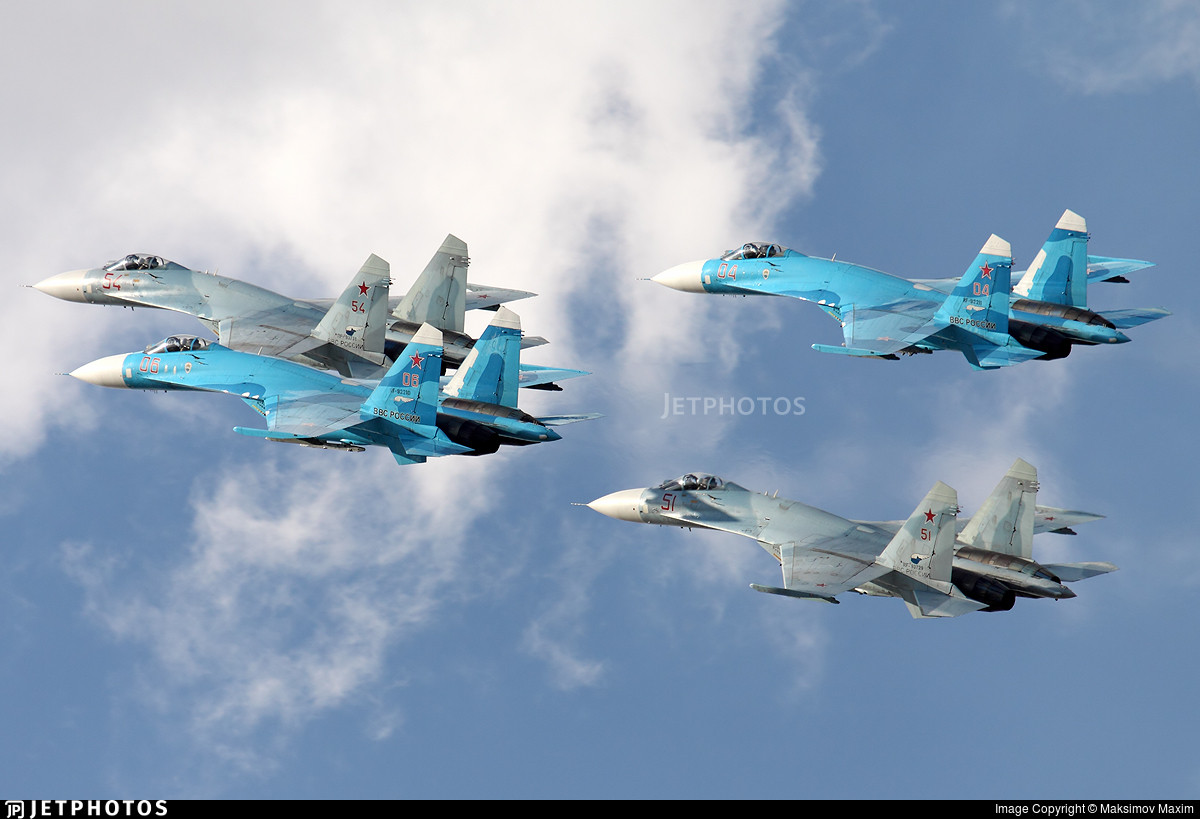 Theo nguồn tin Ukraine thì phía Nga đã điều 4 máy bay Su-27 và 4 chiếc Su-30. Hiện chưa có thông tin về việc liệu các máy bay Nga có tiếp cận B-52 hay không. Tuy nhiên, sự việc lần này có thể khiến quan hệ Moscow và Washington leo cao căng thẳng. Ảnh: Jetphotos