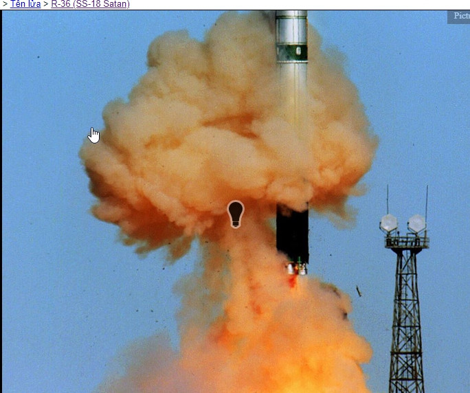 Tuy nhiên, việc không chế tạo được tên lửa R-36M không có nghĩa là Ukraine không còn có thể kiếm tiền từ loại tên lửa này nữa. Gần đây, theo báo cáo của truyền thông Mỹ, một công ty từ Ukraine đã yêu cầu hơn 50 triệu USD để bán công nghệ liên quan đến tên lửa đạn đạo liên lục địa R-36M. Ảnh: ICBM R-36M - Nguồn: Military today.