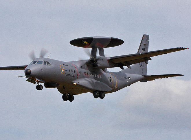 Quân đội nhiều nước phát triển trên thế giới đều phát triển những hệ thống chỉ thị mục tiêu hiện đại. Ví dụ Quân đội Nga đã sản xuất và sử dụng trực thăng Kamov Ka-32 có chức năng chỉ thị mục tiêu, hay lắp đặt hệ thống chỉ thị mục tiêu trên máy bay cảnh báo sớm,v.v… Tuy nhiên, nhìn chung, giá thành của những hệ thống này là vô cùng đắt đỏ, có thể lên tới hàng trăm triệu USD. Ảnh: Máy bay C-295 AEW - phiên bản máy bay cảnh báo sớm của vận tải cơ C-295 đang được sử dụng trong Không quân Việt Nam.