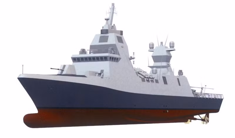 Thân tàu lớp Sa'ar 6 được thiết kế giảm thiểu tiết diện phản xạ radar cũng như giảm phát hồng ngoại từ tàu. Khi đi vào hoạt động, đây sẽ là lớp tàu chiến đấu mặt nước lớn và mạnh nhất của Hải quân Israel, đảm nhiệm chức năng như một lá chắn tên lửa ngoài khơi, để chống lại các cuộc tấn công từ những quốc gia Arab thù địch. Ảnh: Mô hình tàu chiến lớp Sa'ar 6 - Nguồn: Wikipedia.