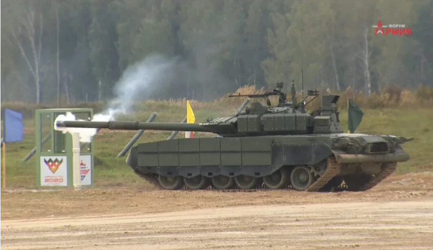 Hiện vẫn chưa rõ lỗi tại ai, tại khí tài hay tại con người. Dù vậy, điều này cũng gây thất vọng ít nhiều khi T-80BVM được giới thiệu là vũ khí cực kỳ hiện đại, còn tên lửa 9M119 khỏi bàn khi nó được "quảng cáo" từ lâu, hiện là tên lửa chủ lực trên xe tăng Nga như T-72B3, T-80 và T-90. Ảnh: Defence Blog