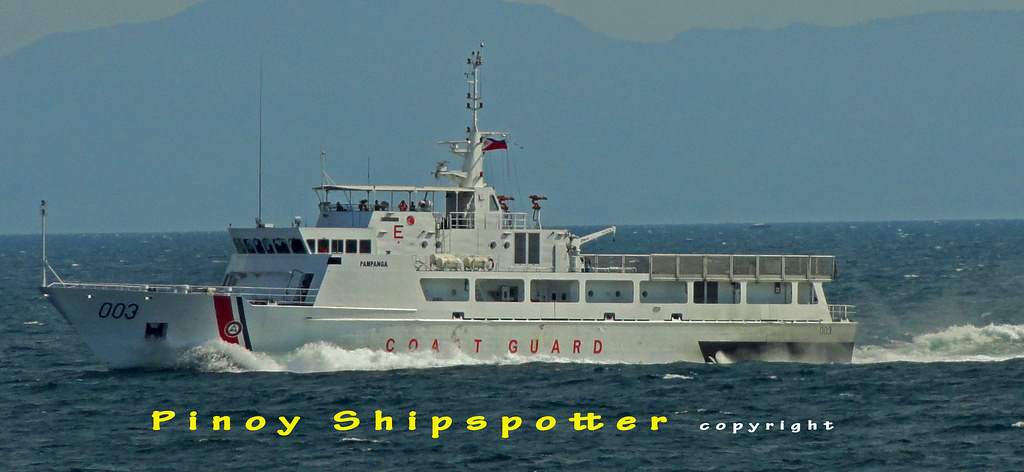 Tàu San Juan có sàn đáp có thể tiếp nhận trực thăng, trang bị vòi rồng áp suất cao và 2 súng máy hạng nặng .50 cal Browning để phòng thủ. Ảnh: Tàu tuần tra 003 thuộc lớp San Juan trên biển.