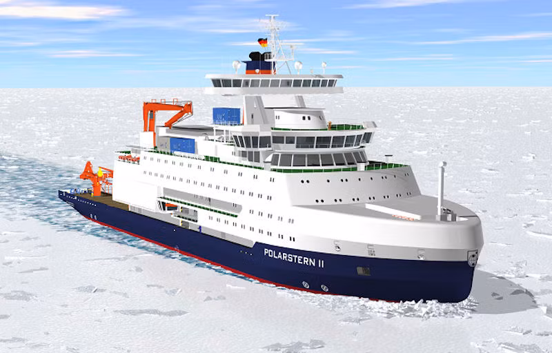 Những tàu phá băng hiện đại nhất của phương Tây hiện nay là tàu phá băng diesel-điện Polarstern II, được phát triển tại Đức; loại tàu này chỉ có thể phá được lớp băng dày tối đa đến 1,8 m và dự trữ hành trình là 90 ngày trên biển.