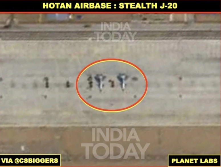Các bức ảnh vệ tinh mà India Today được cung cấp cho thấy vị trí máy bay tiêm kích J-20 được triển khai tới thuộc căn cứ Hotan, khu tự trị Tân Cương. Nó cách khu vực đang xảy ra tranh chấp gay gắt khoảng 300-400km. Cự ly này xa với đường bộ nhưng với đường không thì chỉ cần vài phút các máy bay J-20 sẽ hiện diện trên lãnh thổ Ấn Độ.