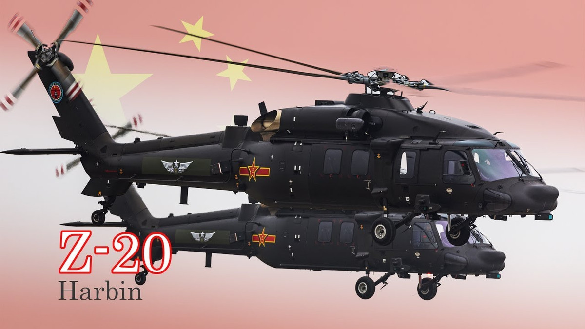 Nhìn bên ngoài, trực thăng Z-20 của Trung Quốc có thiết kế khí động học tương tự như "nguyên mẫu" S-70C-2 của Mỹ với những đặc trưng: thân máy bay kéo dài, cấu hình thấp và chiều rộng lớn.