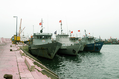 Việc đưa vào hoạt động Trung tâm huấn luyện này sẽ giúp nâng cao đáng kể năng lực cho Cục kiểm ngư cũng như lực lượng Kiểm ngư các địa phương trực thuộc Sở nông nghiệp và phát triển nông thôn của 28 tỉnh duyên hải Việt Nam. Ảnh: Đội tàu tuần tra của Kiểm ngư tỉnh Quảng Ninh thường thực hiện nhiệm vụ trên Vịnh Bắc Bộ.