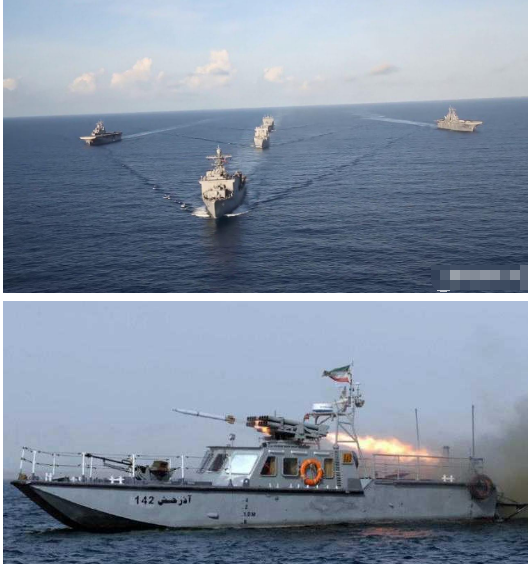 Vì vậy, chiến thuật "chim sẻ" của Iran ở Vịnh Ba Tư khi sử dụng các "tàu muỗi" bao vây các tàu chiến Mỹ, khiến quân đội Mỹ lo lắng; việc quy định khoảng cách an toàn 100 m nhằm đối phó với chiến thuật "chim sẻ" của các "tàu muỗi" Iran, chứng tỏ Hải quân Mỹ lo sợ lặp lại vụ đánh bom tự sát như với tàu USS Cole cách đây 20 năm. Video Mỹ tấn công mạng vào hệ thống tên lửa Iran - Nguồn: VTC