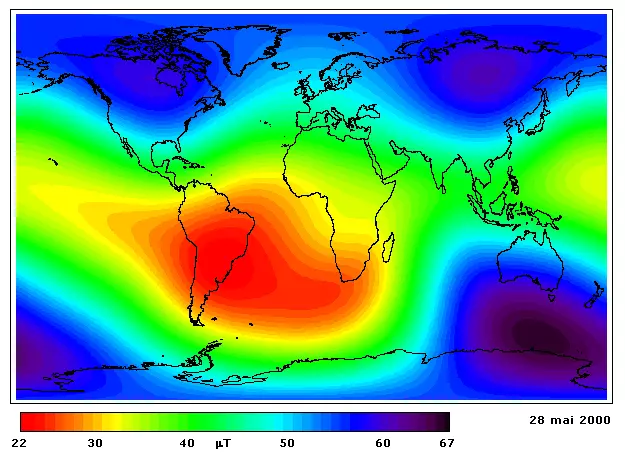 Một suy đoán cho rằng, sự suy yếu của từ trường là dấu hiệu cho thấy 2 cực của trái đất đang đảo ngược.