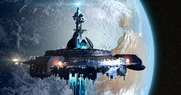 Ông cho rằng có một vật thể lạ xuất hiện trong bức ảnh không gian cũ này và rất có thể nó là một còn tàu của người ngoài hành tinh.