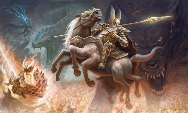 Mặc dù được sùng bái trong các tộc người German, Odin không phải vị thần duy nhất được thờ phụng. Có nhiều ý kiến cho rằng mặc dù Odin có thể được một số dân tộc Bắc Âu tôn thờ, vị thần này vẫn không nổi tiếng bằng con trai mình, Thor.