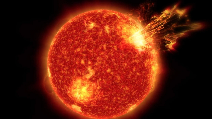 Hiện tượng cực quang xuất phát từ một vụ phóng khối lượng đăng quang (CME), tức các quả pháo sáng và cầu lửa với từ trường cực mạnh được Mặt Trời bắn vào Trái Đất.