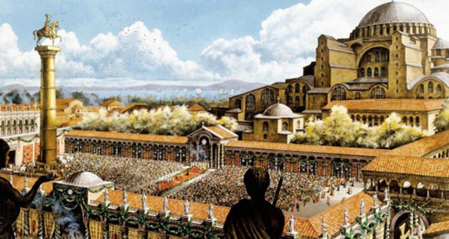 Bộ Cổ vật Ai Cập chia sẻ, nơi thờ tự bằng đá vôi gồm 1 bệ có 2 lớp và 1 bồn bằng gạch bùn từ thời Byzantine.