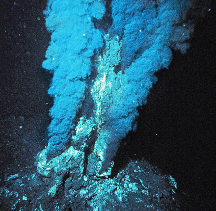 Lỗ thông thủy nhiệt là các cấu trúc ở đáy đại dương của Trái Đất. Vì ánh sáng mặt trời không thể đạt tới độ sâu của các cấu trúc này, nên phải có một nguồn năng lượng khác cho sự sống sớm có thể hình thành ở đó.