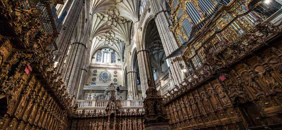 Nhà thờ mới ở Salamanca được xây dựng vào giữa thế kỷ 16 theo phong cách Gothic và Baroque, thiết kế do Công giáo ủy nhiệm.