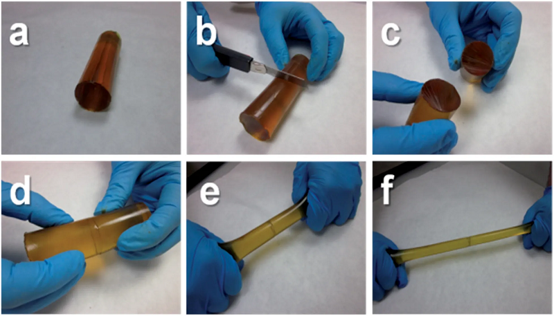 4. Chất dẻo tự liền Terminator polymer là loại vật liệu đầu tiên có thể tự phục hồi mà không cần yếu tố bên ngoài tác động.