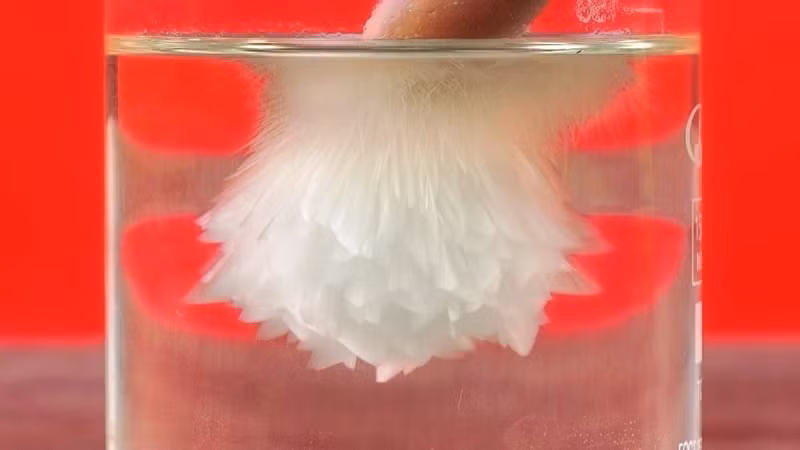 So về hình dáng bên ngoài, chúng không có gì khác biệt so với nước thường khiến ta không thể phân biệt được. Nhưng bên trong chất lỏng đó lại rất ấm.