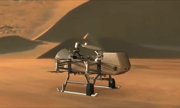 Dragonfly sẽ hoạt động nhờ năng lượng hạt nhân với máy phát nhiệt điện đồng vị phóng xạ thay vì dựa vào ánh sáng Mặt Trời.