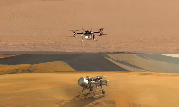 Các thiết bị trên "chiến binh" Dragonfly tương tự như robot thăm dò sao Hỏa Curiosity của NASA.