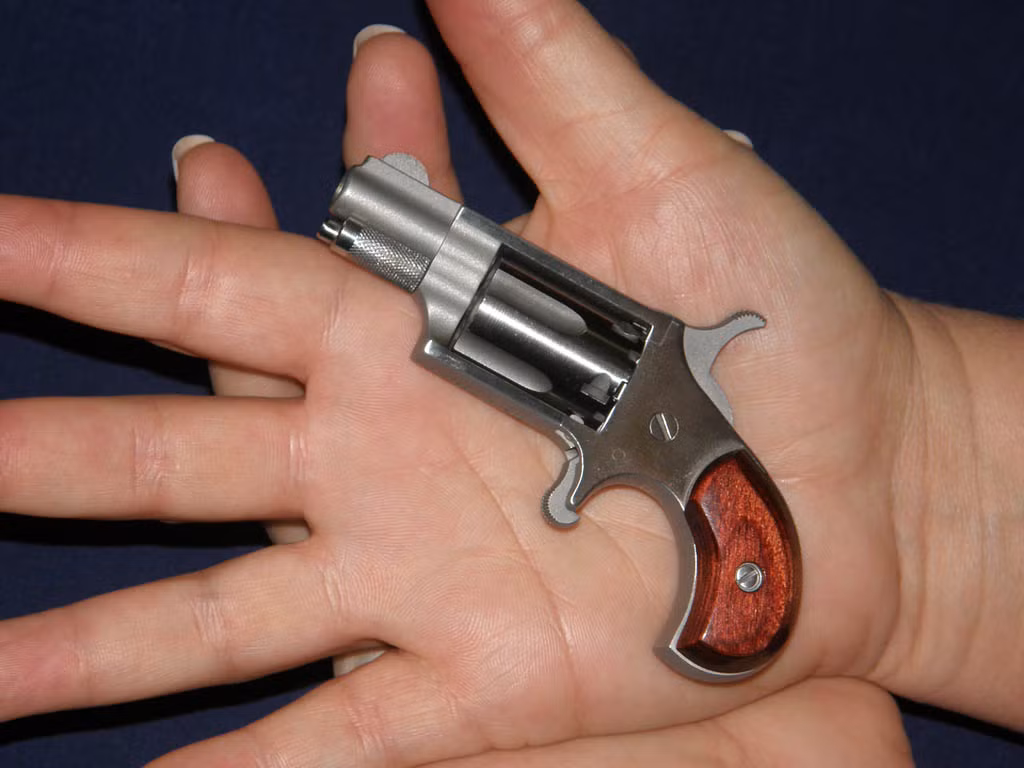 Tuy có kích thước nằm gọn trong lòng bàn tay, những khẩu súng lục siêu nhỏ này hoàn toàn có khả năng giết người nếu nhắm đúng chỗ hiểm. Nguồn ảnh: Corner.