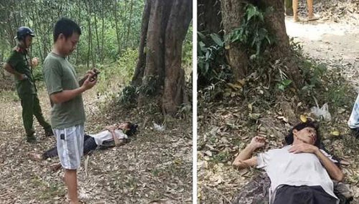 Theo kết quả điều tra ban đầu, chiều 2/2, Hoàng chạy xe máy bám theo bà Đỗ Thị T. (48 tuổi, ngụ xã Phước Hưng, huyện Tuy Phước, Bình Định) đang chở con gái đi từ huyện Tây Sơn về hướng thị xã An Nhơn (Bình Định).