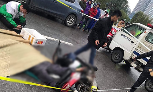 Nguoi di xe may dap dau xuong duong tu vong sau va cham-Hinh-2