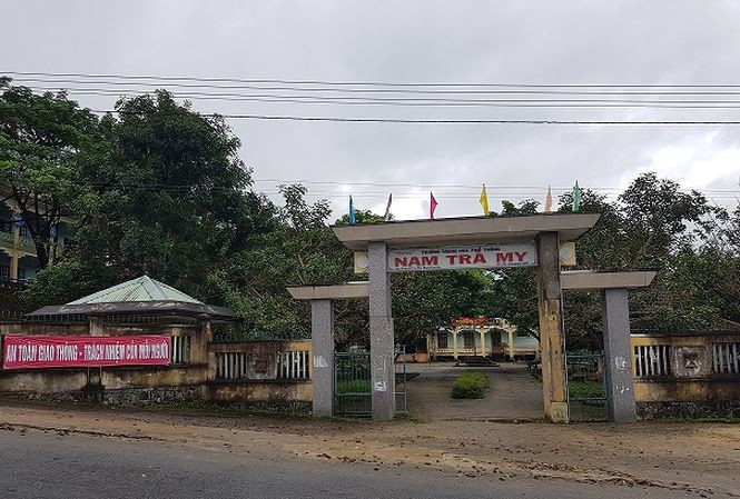 Trường THPT Nam Trà My (Quảng Nam). Ảnh CTV