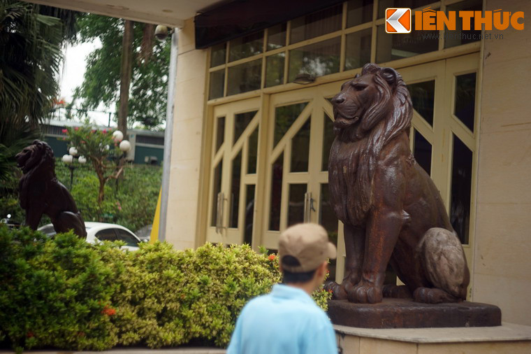 Ngày ngày rất nhiều người qua lại khu vực đặt tượng, nhưng có lẽ không nhiều người biết về lý lịch oai hùng của hai “cụ” sư tử hơn 100 tuổi này…