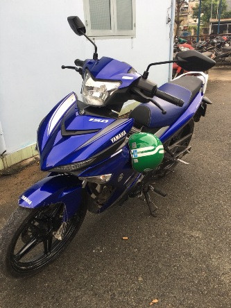 Chiếc xe máy của anh Võ Thành Long.