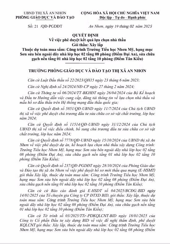 Binh Dinh: Cty Minh Thanh 1 ngay trung 2 goi thau tai Phong GD&DT An Nhon-Hinh-3