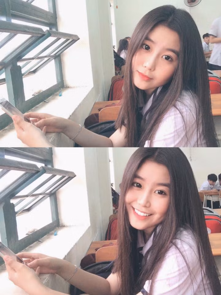 Cô bạn đa tài cũng từng học đánh đàn và khiêm tốn nhận mình chỉ đánh được vài bài đơn giản.