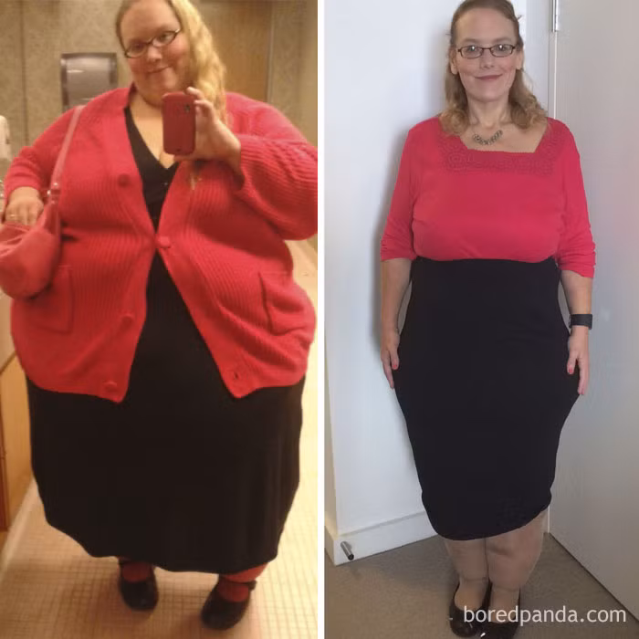 Qúy bà Goal như "lột xác" sau khi giảm cân từ 273kg xuống còn 104kg.