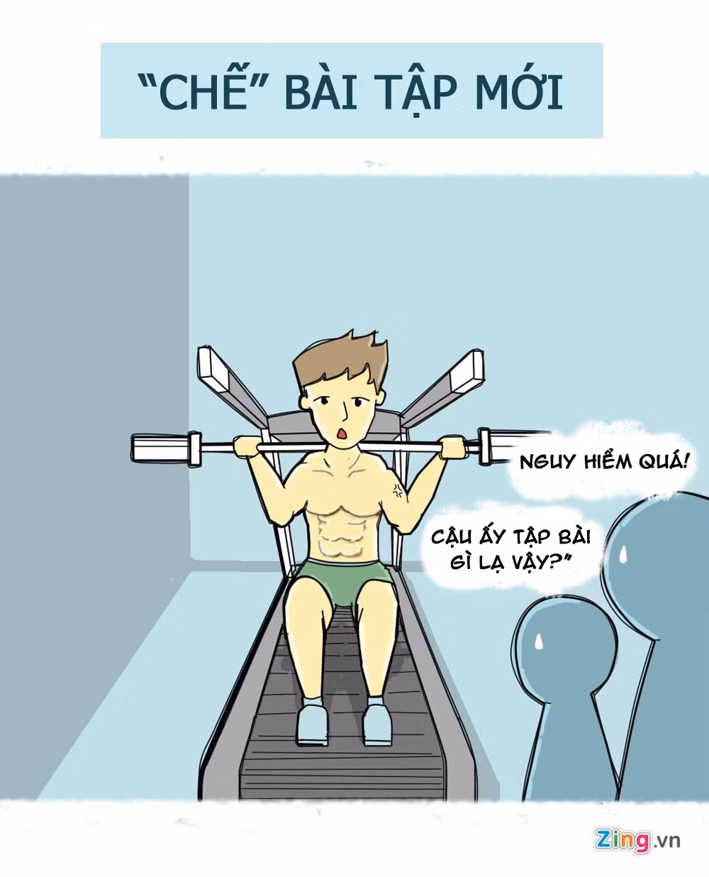 Các chuyên gia thể hình đưa ra lời khuyên nên thay đổi bài tập để làm mới, giúp tránh cảm giác nhàm chán khi tập luyện. Điều này không có nghĩa bạn tự sáng tạo những bài tập thiếu khoa học. Tập luyện không đúng cách có thể khiến cơ bắp phát triển lệch lạc, đau xương khớp, chấn thương nguy hiểm.