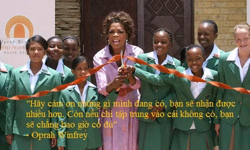 Oprah Winfrey: Nguoi phu nu da mau lam nen 