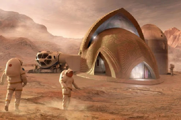Việc định cư trên hành tinh đỏ là thách thức đối với con người do điều kiện tự nhiên khắc nghiệt ở đây, ví dụ như nhiệt độ dưới 0 độ C hay bầu khí quyển rất mỏng, …