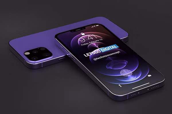 iPhone 13 Pro dự kiến sẽ có màn hình AMOLED cải tiến với tốc độ làm mới thích ứng lên đến 120Hz. Ngoài ra, Apple cũng được cho là sẽ bổ sung cảm biến vân tay dưới bề mặt màn hình sản phẩm.