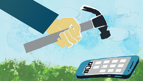 Tiếp đến, hãy để chiếc điện thoại càng xa tầm với càng tốt. Khi làm việc, hãy bỏ nó vào hộc bàn, còn lúc chạy xe, hãy cho nó vào hộp găng, lúc sạc thì đừng để ở nơi có chỗ ngồi vì bạn có thể vừa sử dụng vừa sạc lúc nào không hay.