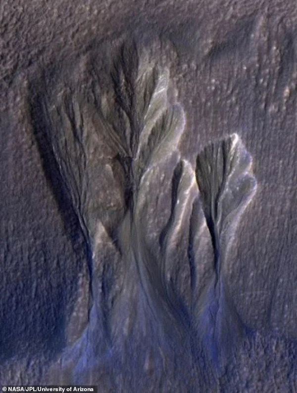 Theo 2 tác giả chính Aditya Khuller và Philip Christensen: "Băng trên Sao Hỏa tan chảy khi có bụi; ở vĩ độ thấp hơn, ấm hơn có thể có nước lỏng ổn định trong băng"