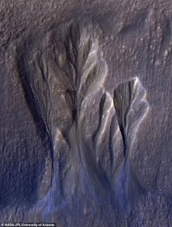 Theo 2 tác giả chính Aditya Khuller và Philip Christensen: "Băng trên Sao Hỏa tan chảy khi có bụi; ở vĩ độ thấp hơn, ấm hơn có thể có nước lỏng ổn định trong băng"