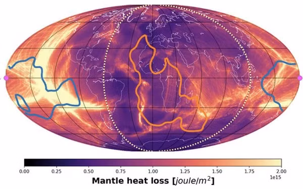 Nghiên cứu công bố trên Geophysical Research Letters, Trái đất được chia thành 2 bán cầu: một bán cầu bao phủ Thái Bình Dương, bán cầu còn lại chủ yếu là lục địa với trung tâm là châu Phi.