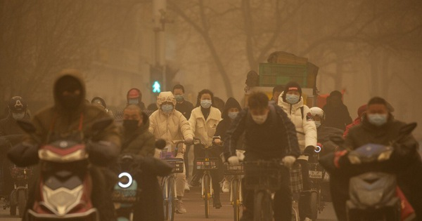 Trong đó, nhiệt độ trung bình ở Mông Cổ và miền bắc Trung Quốc cao hơn mức bình thường khoảng 6 độ C vào tháng 3.