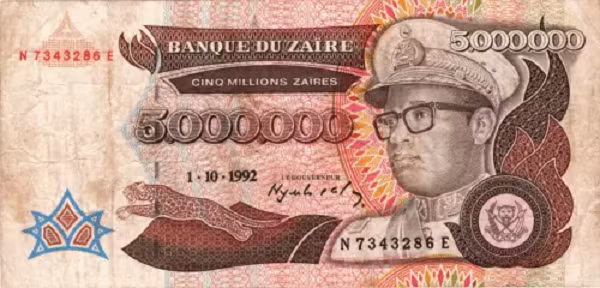 Năm 1997, African Nation Of Zaire, nay là Cộng hòa Congo vừa lật đổ thành công chế độ độc tài chuyên chế Monbutu. Họ cần một loại tiền tệ mới để đánh dấu sự đổi thay chính trị lớn lao này. Tuy nhiên, các khó khăn tài chính đang chồng chất lên chính phủ mới còn non nớt, khiến họ không thể thực hiện điều đó.