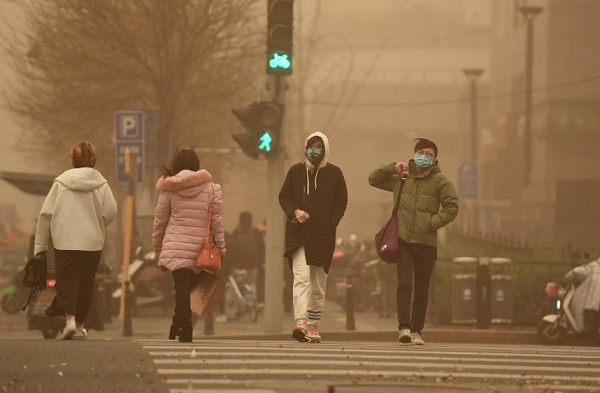 Các khu vực bị ảnh hưởng bao gồm Tân Cương, Nội Mông, Hắc Long Giang, Cát Lâm, Liêu Ninh, Cam Túc, Ninh Hạ, Thiểm Tây, Sơn Tây, Hà Bắc, Bắc Kinh và Thiên Tân.