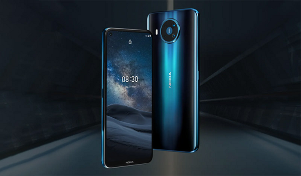 Nokia 8.3 5G là smartphone đầu tiên có thể sử dụng 5G trên toàn cầu nhờ dải tần cực rộng, từ 600 MHz đến 3,8 GHz. Máy có màn hình PureDisplay với kích thước 6,81 inch khá lớn, độ phân giải FHD + và tỷ lệ khung hình 20:9.