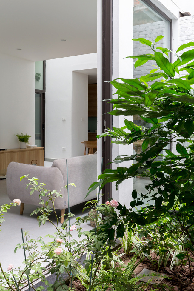 Đội ngũ kiến trúc sư thực sự đã phải làm việc khá vất vả mới có thể tạo ra được một ngôi nhà ưng ý và thỏa mãn yêu cầu của gia chủ.