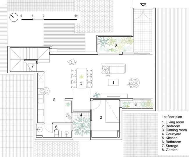 Bản vẽ sơ đồ tầng 1