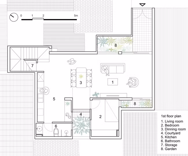 Bản vẽ sơ đồ tầng 1