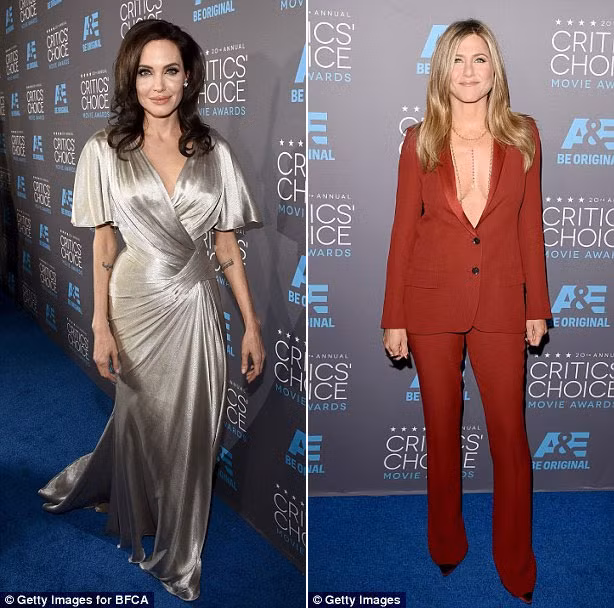 Angelina Jolie toa sang hon tinh dich Jennifer Aniston tren tham do