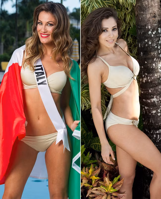 Hoa hậu Italy và Mexico nhanh chóng trở thành một đôi bạn thân thiết trong cuộc thi Hoa hậu Hoàn vũ năm nay.