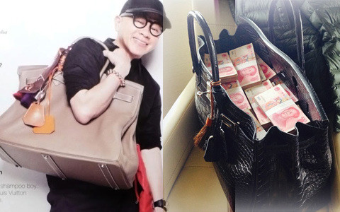 Chuyên gia làm tóc này từng hé lộ rằng anh có tới 33 chiếc túi của các thương hiệu nổi tiếng thế giới với tổng giá trị lên tới gần 1 triệu USD (21 tỷ đồng), nhiều nhất là những chiếc Hermes Birkin. Trong đó, một phần do chính anh bỏ tiền ra mua và số còn lại là do các tỷ phú mà anh từng làm mẫu tóc gửi tặng.
